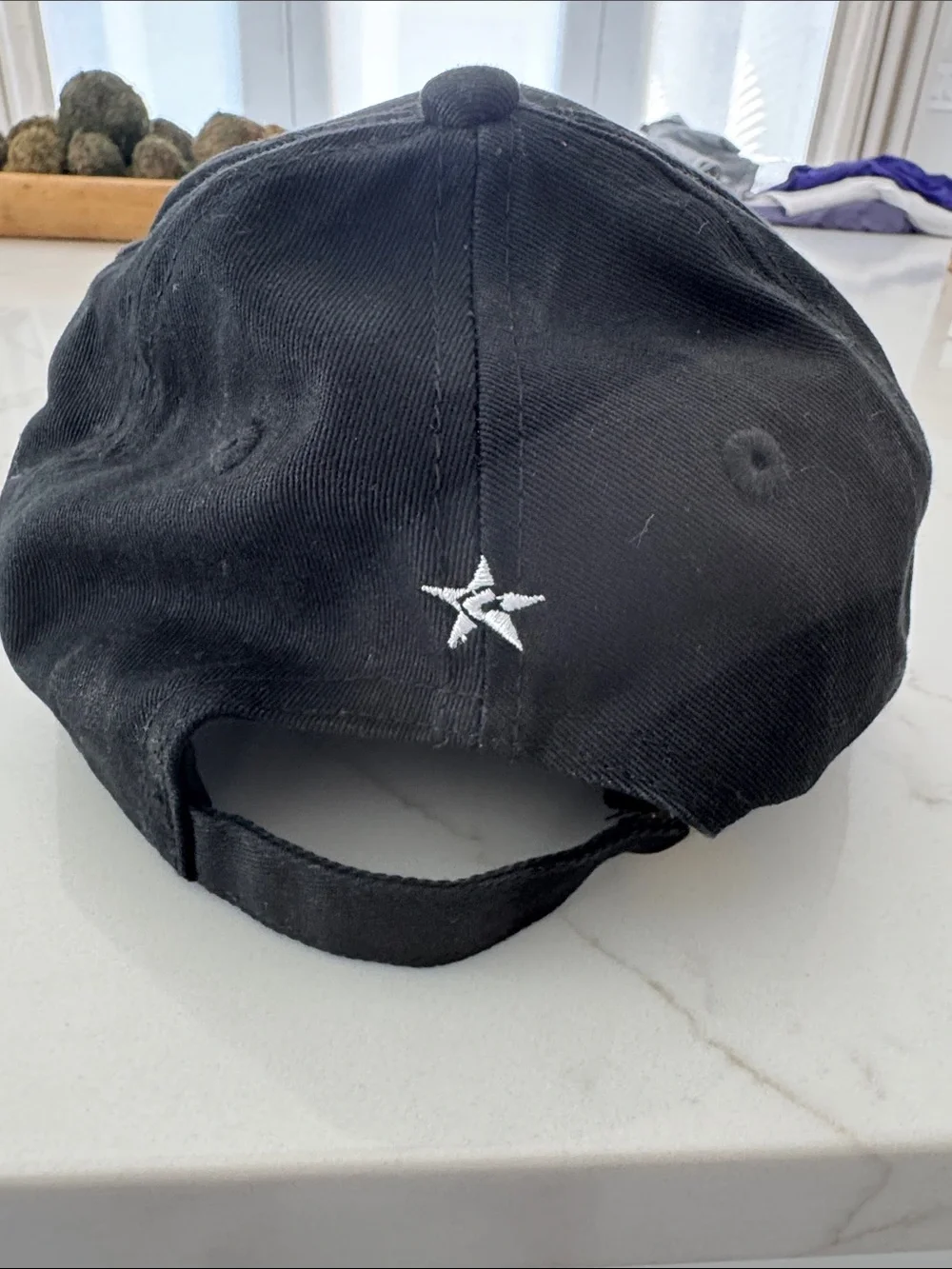 Cheer Athletics Crystal-Embellished Black Baseball Cap